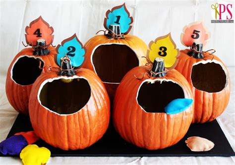 bean bag toss pumpkin